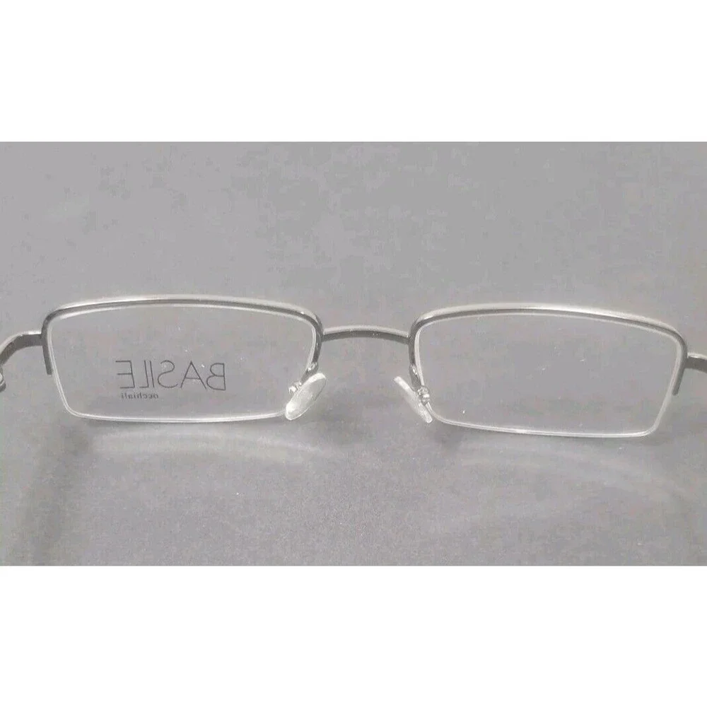 NEW BASILE Occhiali 9306 SILVER EYEGLASSES Sunglasses FRAMES COL 20 49/18 Italy‎